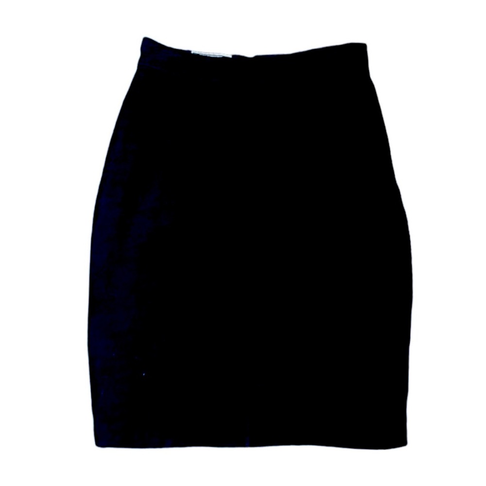 Vintage 80s / 90s 100% Leather Suede High Waist Skirt size women's 10 - medium